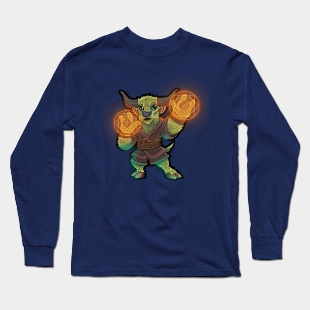 Throwing up the Horns Long Sleeve T-Shirt by Dreamfalling Studios